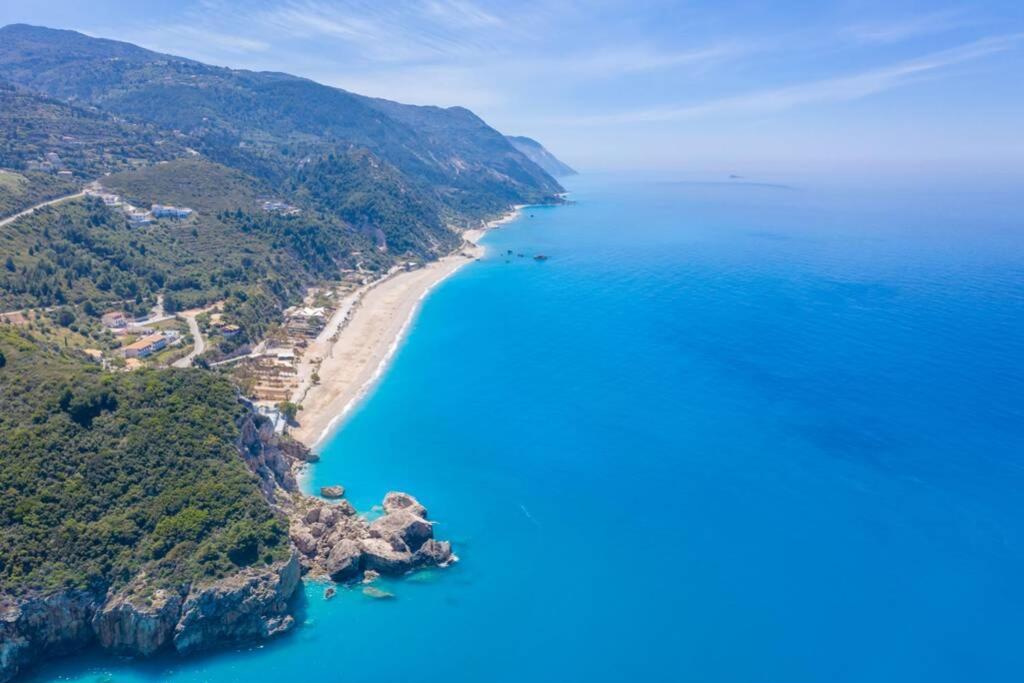 The Wave Twin Villa 2 Kathisma Beach Lefkada Exterior photo