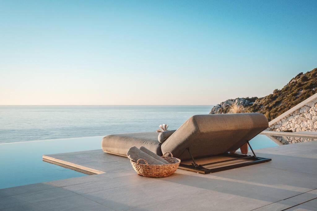 The Wave Twin Villa 2 Kathisma Beach Lefkada Exterior photo