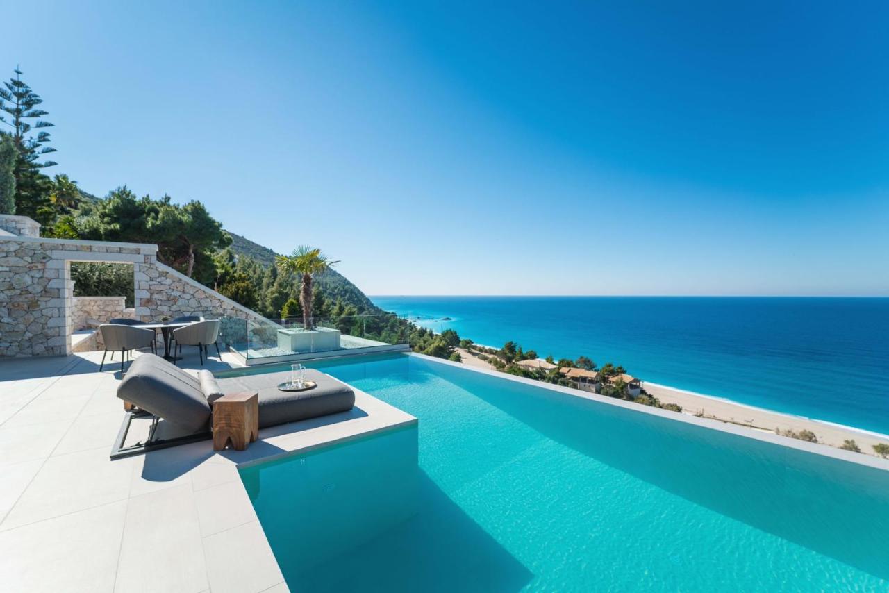 The Wave Twin Villa 2 Kathisma Beach Lefkada Exterior photo